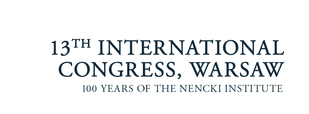 13th International Congress, Warsaw